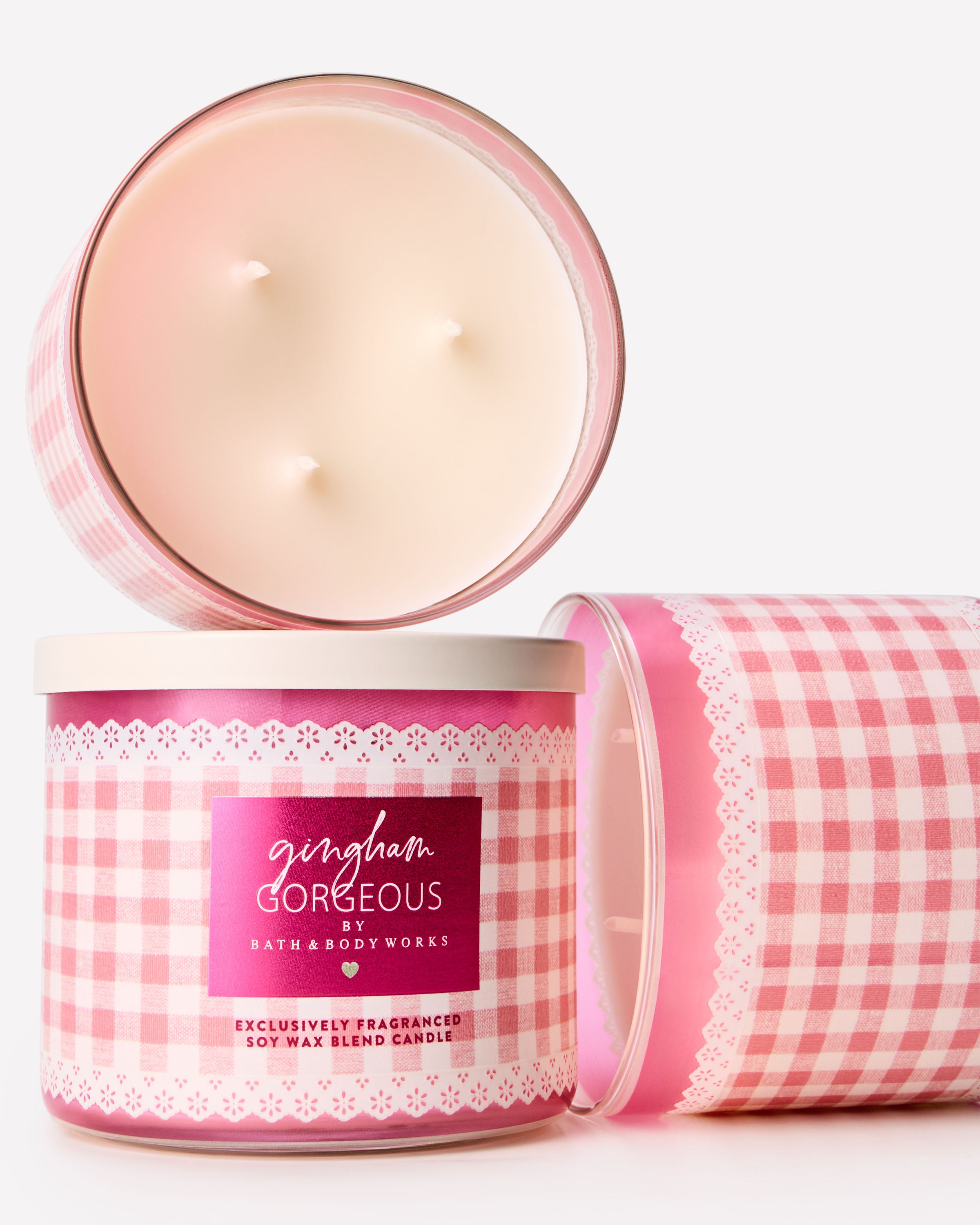 Gingham Gorgeous 3-Wick Candle - Image 2