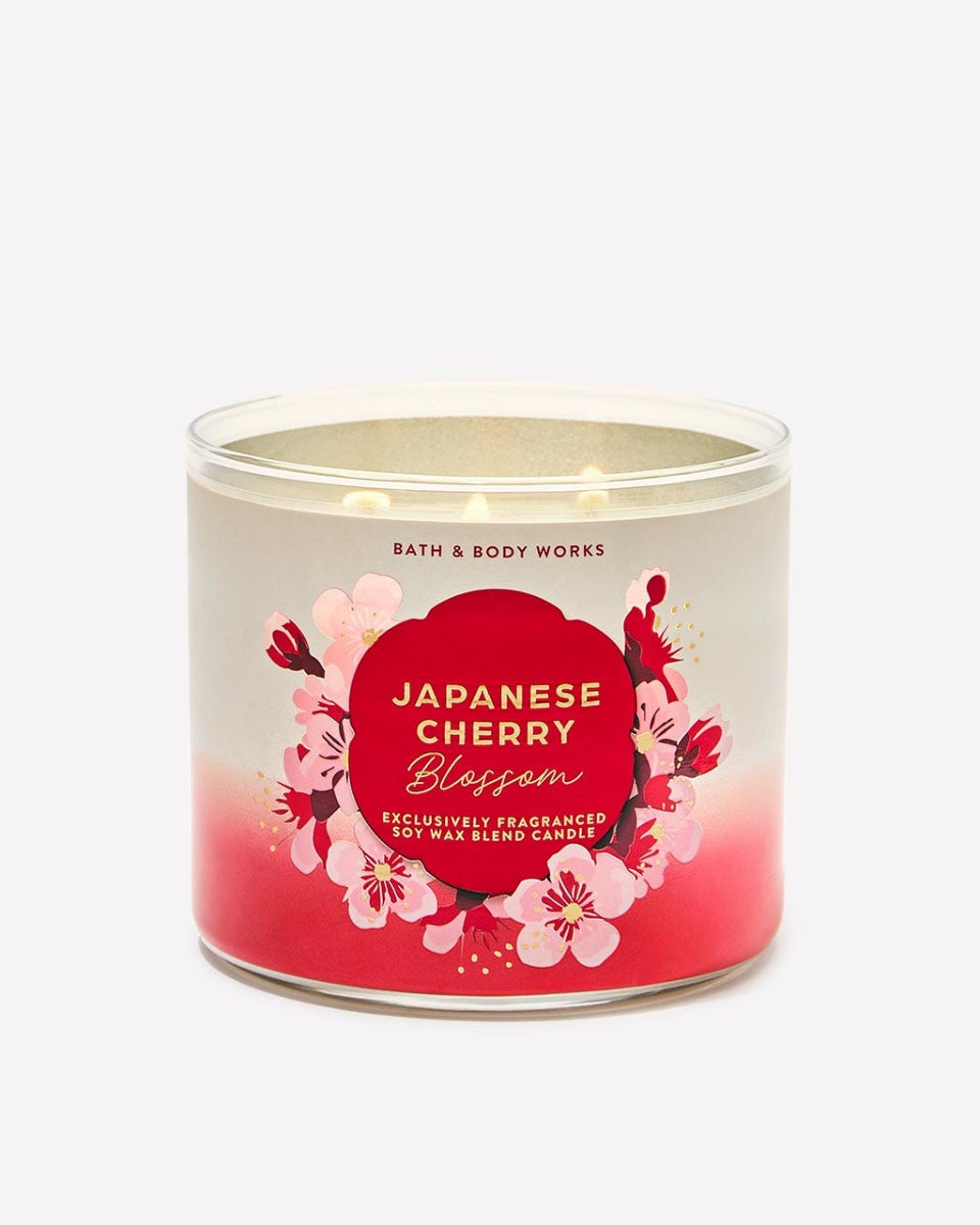 Japanese Cherry Blossom 3-Wick Candle - Image 6