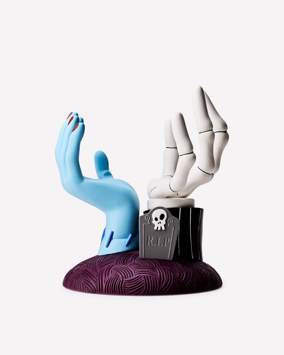 Jack Skellington & Sally Hands Pedestal - Image 4