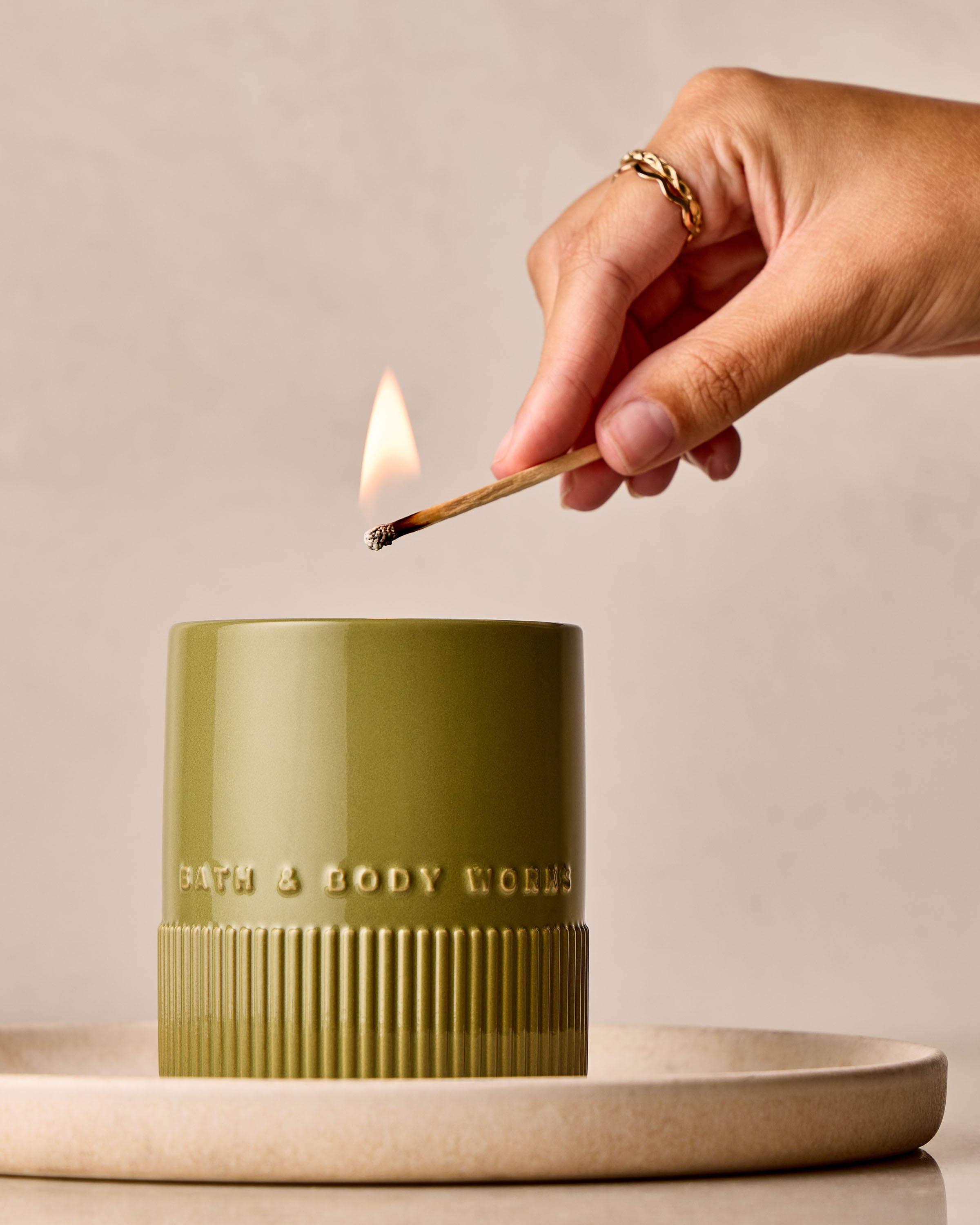 Sea Salt + Musk Single Wick Candle - Image 5