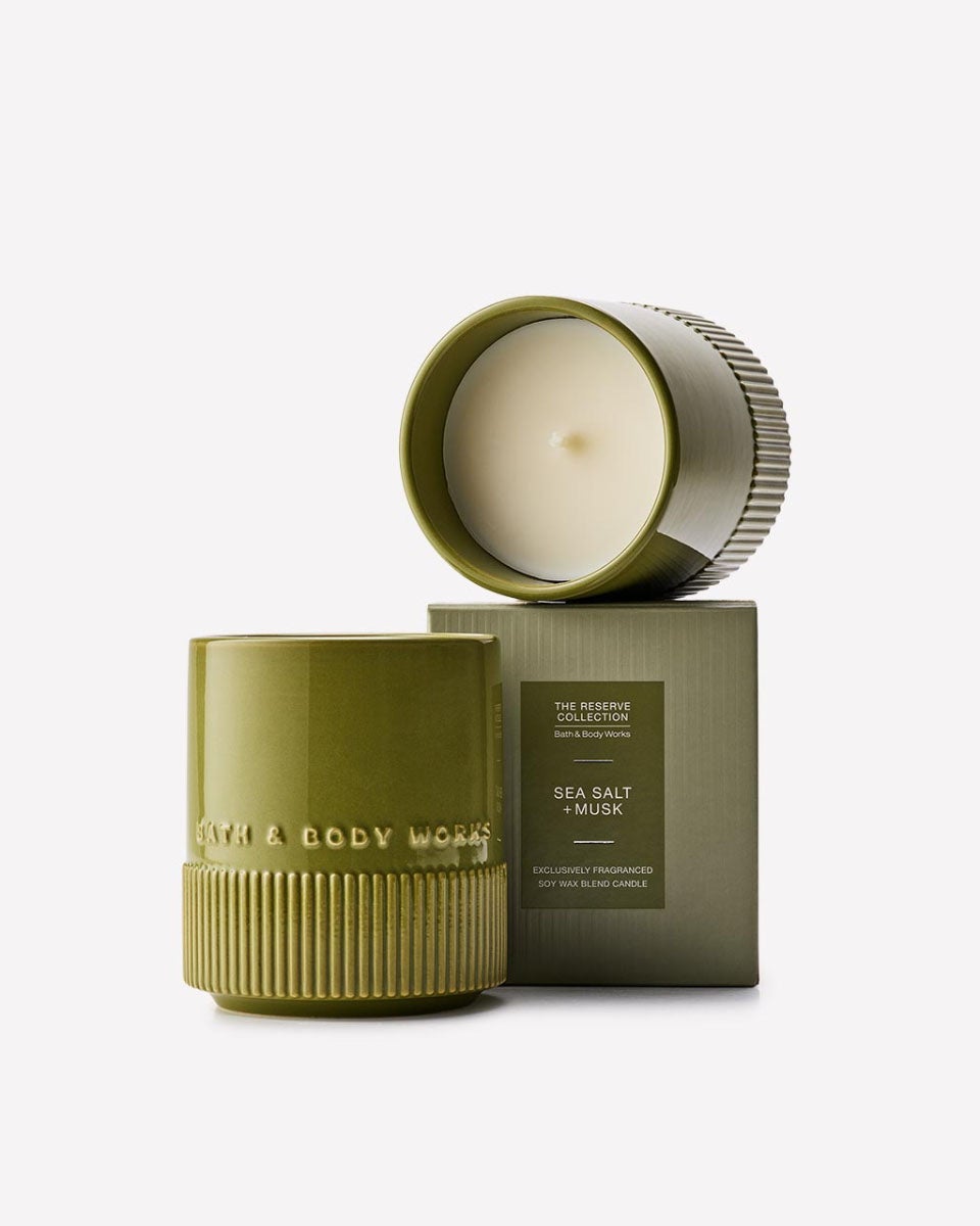 Sea Salt + Musk Single Wick Candle - Image 7