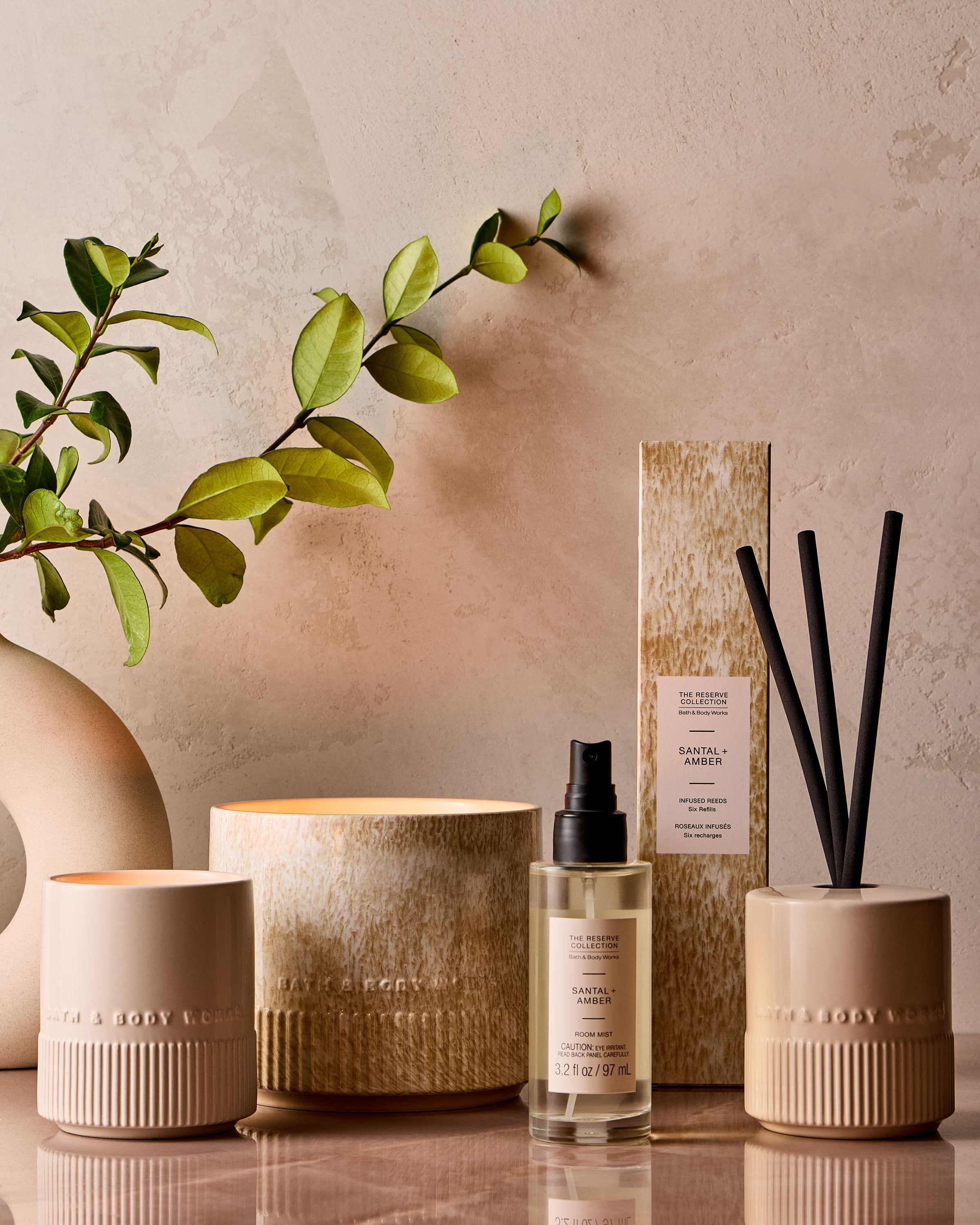 Santal + Amber 4-Wick Candle - Image 6