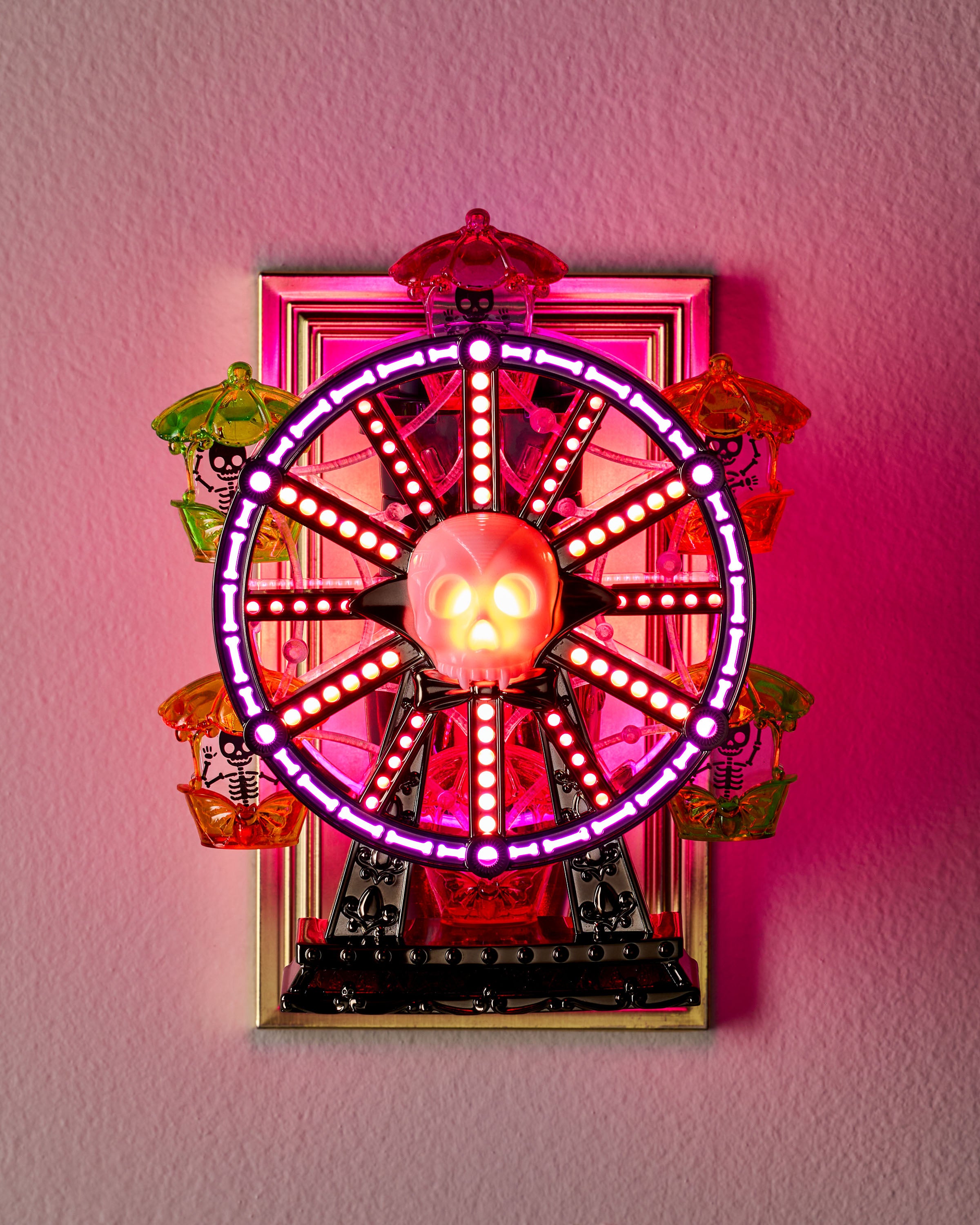 Neon Spooky Ferris Wheel Color-changing Nightlight - Image 3